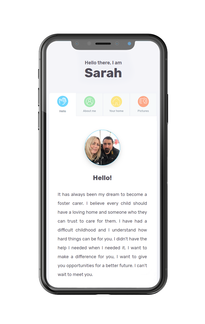 Illustration of Big Welcome on iPhone